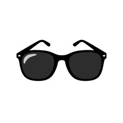 Black Sunglasses Icon, Classic Eyewear for Style and Protection, Vector Illustration
