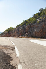 Mountain Road Curve