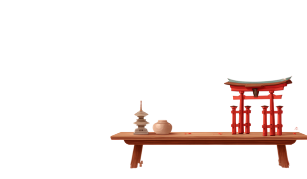 Simple Japanese-style table setting