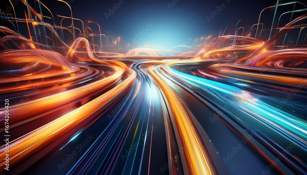 Poster quantum error correction in the loops and tracks of hot wheels cars fast and flawless in soft backgr