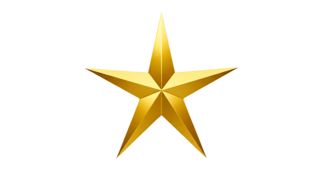 Golden Star Icon