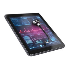Tablet with medical data
