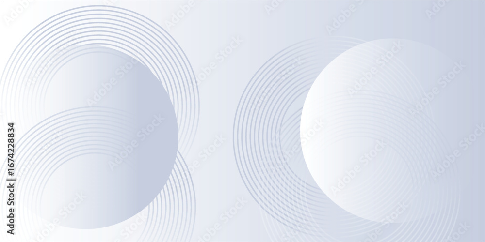 Fototapete abstract background with white and gray colors. the background features smooth, flowing lines creati