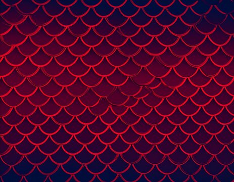 Red fish scales pattern