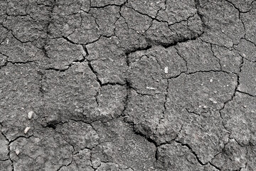 Wall texture soil dry crack pattern of drought lack of water of nature brown old broken background.