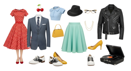 Vintage Fashion Outfit Collection