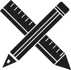 Vector pencil and eraser illustration on a filmstrip with blank photograph frames