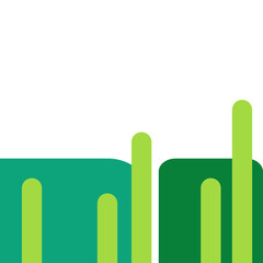 Green Geometric Corner