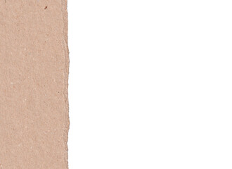 Fototapeta premium Torn craft paper texture