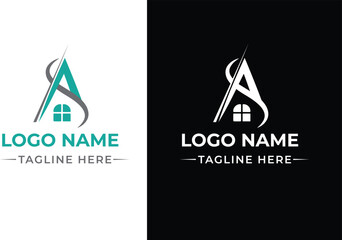 real estate logo/sa letter style