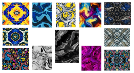 Abstract Patterns Collage