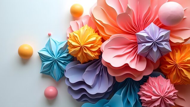 easter eggs and flowers image - Powered by Adobe