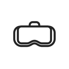 Virtual Reality Headset Icon - Futuristic Technology for Immersive Experiences
