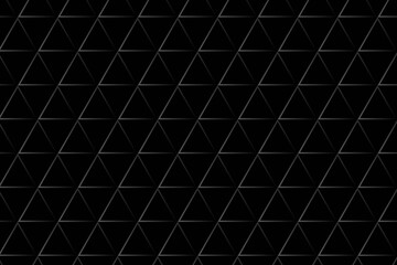 Black diamond mesh grid background with subtle glowing lines, modern abstract geometric pattern, dark futuristic digital wallpaper for technology design projects