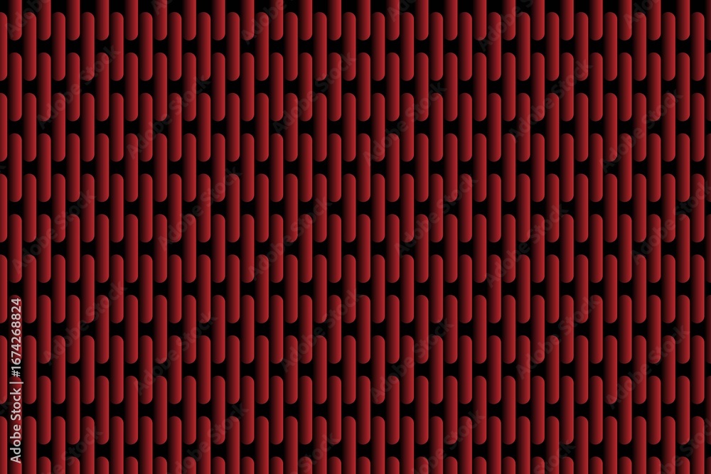 Poster dark red hexagon mesh honeycomb pattern background with modern geometric futuristic style, digital a