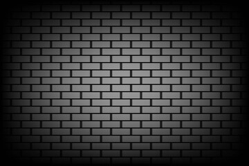 Dark futuristic seamless metallic brick wall pattern background, abstract modern digital wallpaper with industrial texture design for sci-fi, cyber, and technology concepts