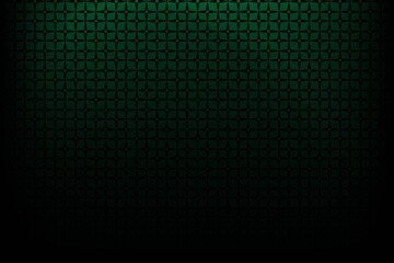 Futuristic green gradient mesh texture abstract background with dark grid design, modern glowing backdrop for technology, web, digital, gaming, and 3d design projects.