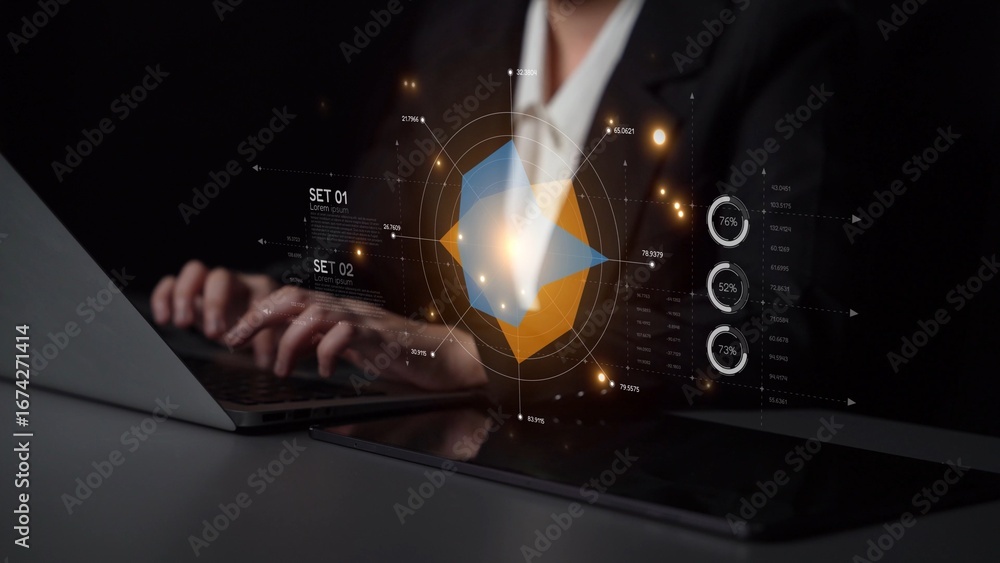 Poster data analytics and big data strategy for real-time analytics, predictive data modeling, business int