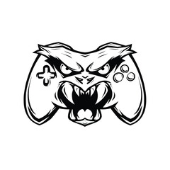 Gaming Console Monster Face Aggressive Game Controller Design for Gamers and Enthusiasts