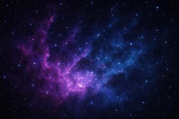 Fototapeta premium Stunning Deep Space Nebula with Colorful Galaxy Clouds and Star Formation