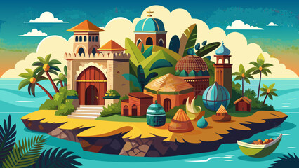 Zanzibar, Tanzania, an island of spices and history, where winding alleys, carved wooden doors, and Arabic-Swahili culture meet the turquoise beauty of the Indian Ocean.