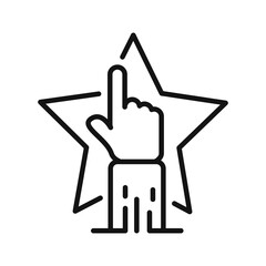 Line icon Vector illustration design