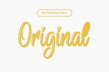 Introducing Original Font with Elegant Script Style and Modern Design for Branding and Creative Projects Perfect for Logos and Headlines