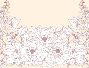 Abstract floral background.