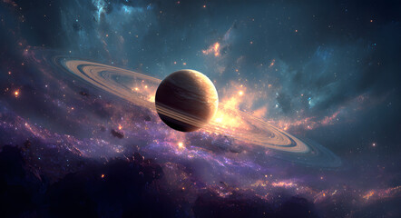 Planet in space