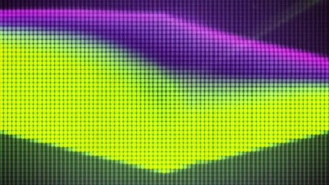 Purple and Lime Abstract Cube Volume Background VJ Loop