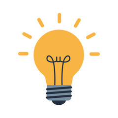 Illustration of a lightbulb, representing an idea or innovation.