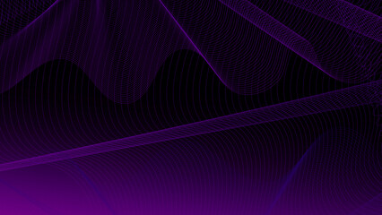 A Abstract purple gradient background with dynamic flowing lines design