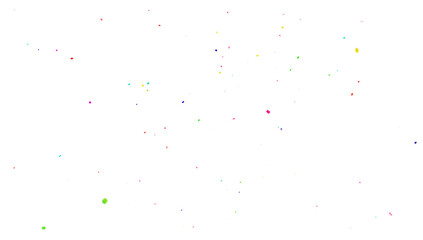 Muticolor Confetti  PNG Transparent Background. Christmas holiday Confeti Failling White Background. 3d Rendering  Flying Transparent Confeti. Colorful bright confetti explosion Overley.