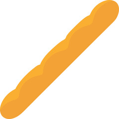 Golden Brown Breadstick with Scored Surface