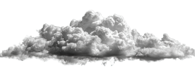 Gray cumulus cloud