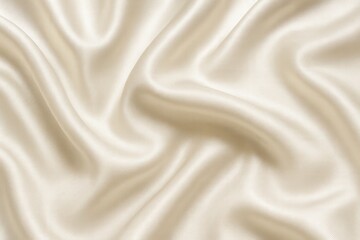 Fototapeta premium Shiny Ivory Triacetate Fabric with High Detail