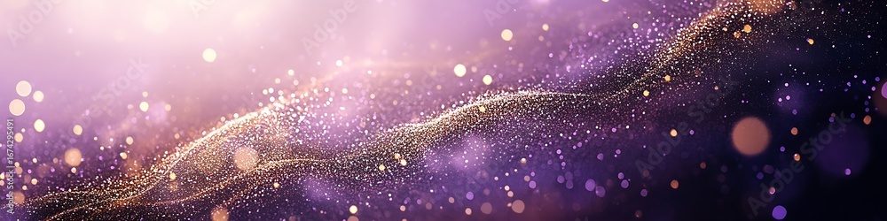 Poster purple glitter background with bokeh effect for graphic design and digital art projects one hundred 