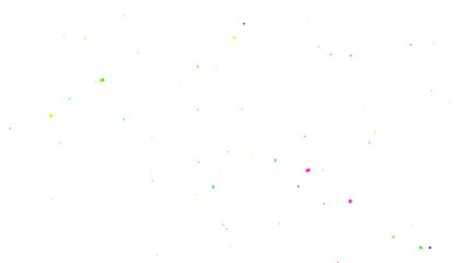Multicolor confetti abstract background, Realistic Confetti on transparent PNG Festive decorative tinsel element for design. Colorful confetti explosion isolated on transparent background. 3D Confeti
