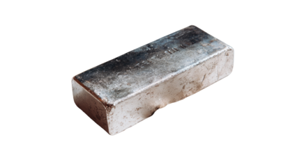 A rectangular metal ingot