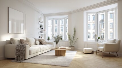 Fototapeta premium living room interior