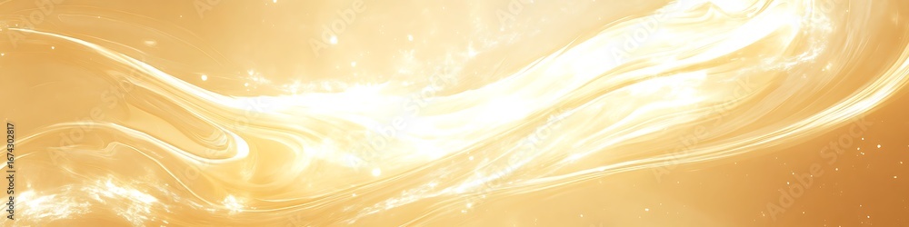Poster golden abstract background with light streaks and sparkles for design and wallpaper use case ideas