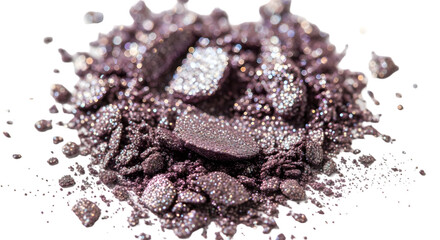 Violet eyeshadow texture splash