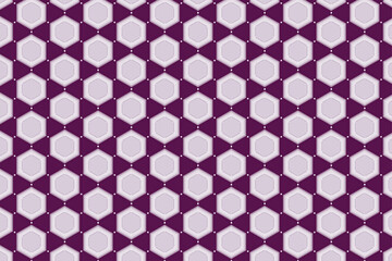 Byzantium pattern with hexagonal mesh design | Seamless 3D honeycomb cell texture geometric abstract background for wallpaper, presentation, cover, architecture, and decoration with triangle shape