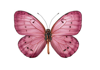 Vibrant pink butterfly close-up detailed macro photography nature insect