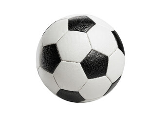 Soccer ball, white and black panels
