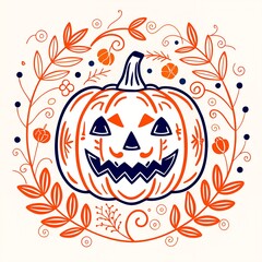 halloween pumpkin head