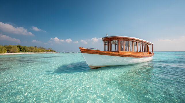 experience beauty of maldives with its traditional dhoni symbol of local culture