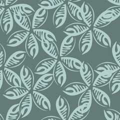Seamless floral pattern, liberty ditsy print with gently tiny flowers. Cute botanical design, pretty ornament: hand drawn plants, simple small flowers, tiny leaves on a light pink background. Vector