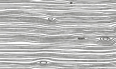 Wooden background pattern. Wood grain texture. Dense lines. Vector illustration	