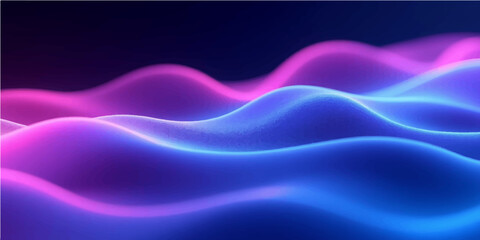 Soft flowing waves of purple, pink, and blue create an abstract, textured wallpaper design